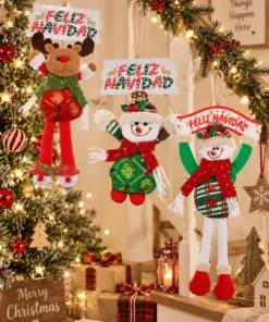 Muñeco Navideños de Patas Largas - Imagen 6