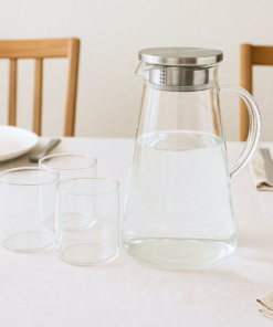 Alternative view of Jarra de Vidrio Borosilicato + 4 Vasos 1800cc