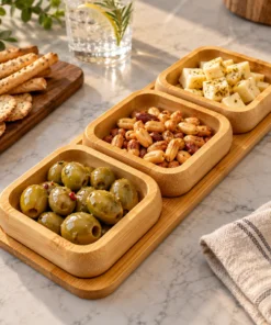 Set de Bandeja x4 - Bambu