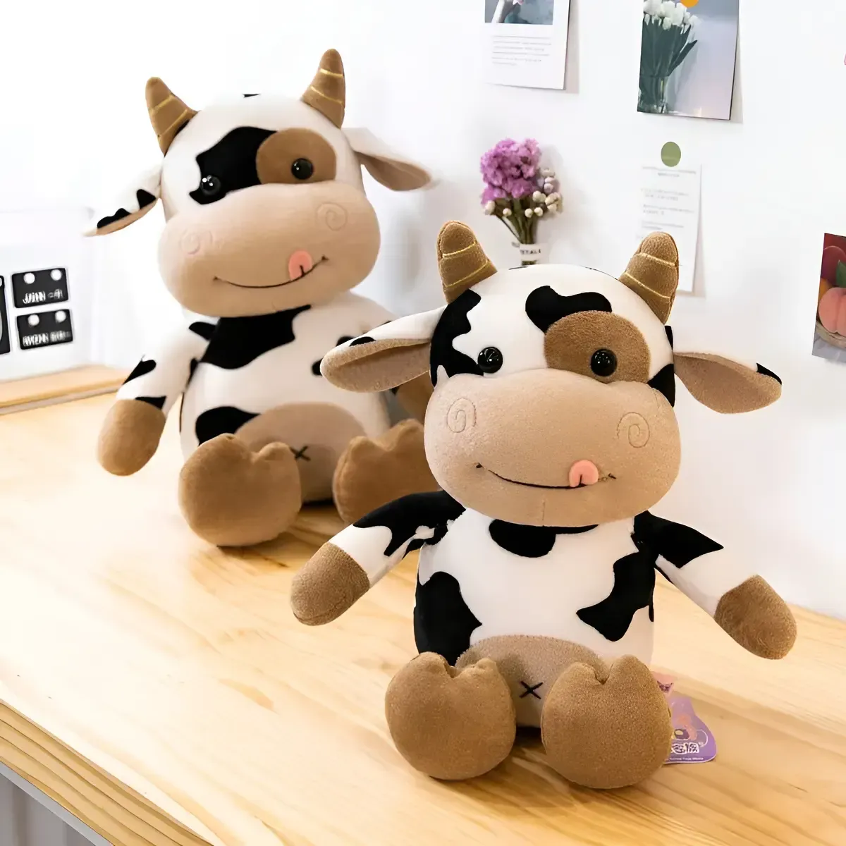 Peluche Vaca 20cm Kawaii - Imagen 2