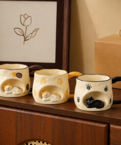 Taza Ceramica - Gatito Cueva