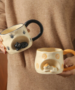 Alternative view of Taza Ceramica - Gatito Cueva