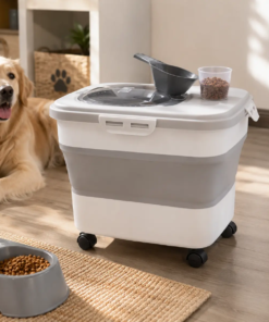 Contenedor Plegable P/ Alimento de Mascotas