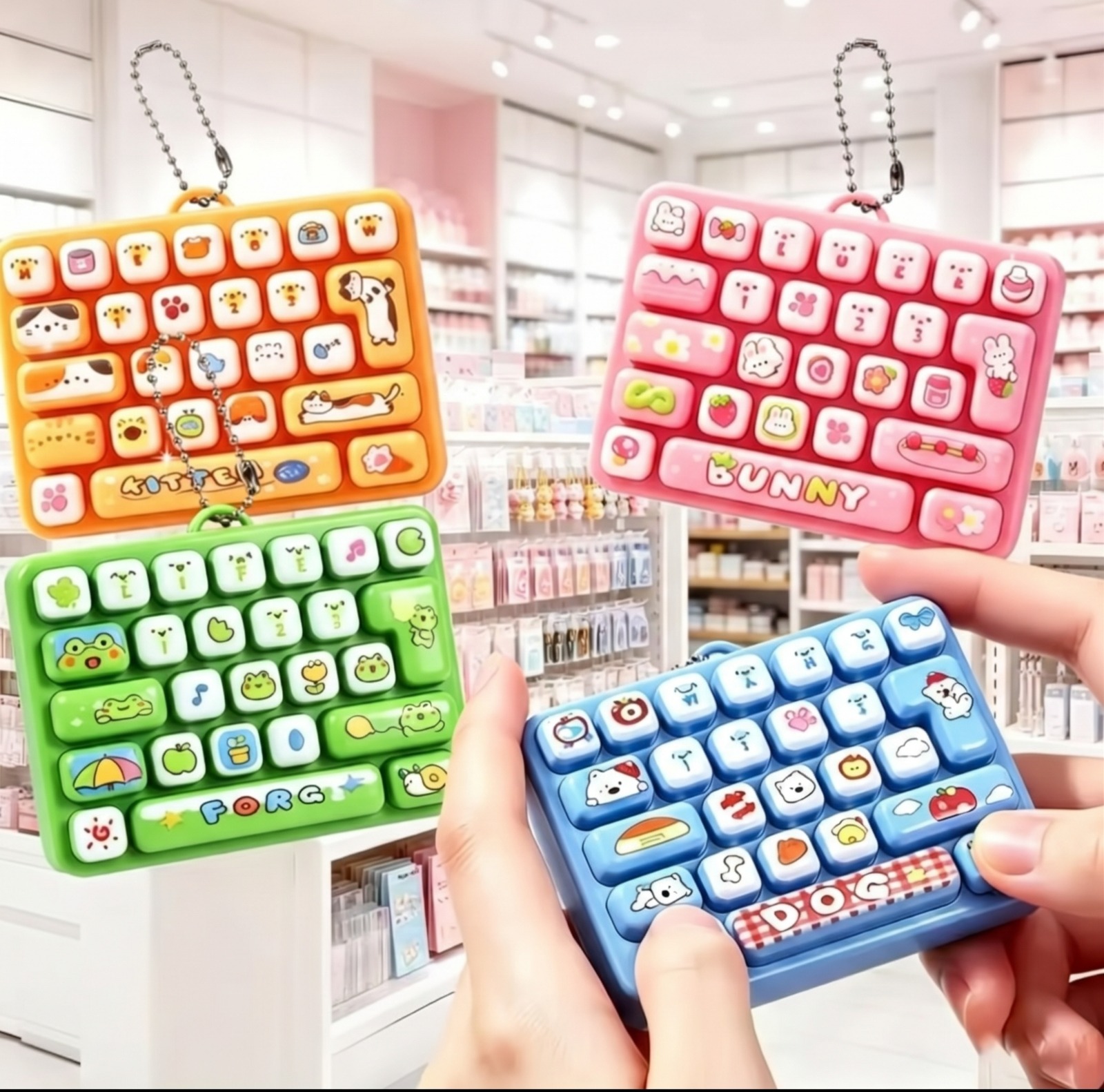 Llavero Teclado Mecanico Antiestres
