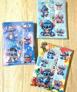 Cuaderno Plegable 3 Caras - Stitch
