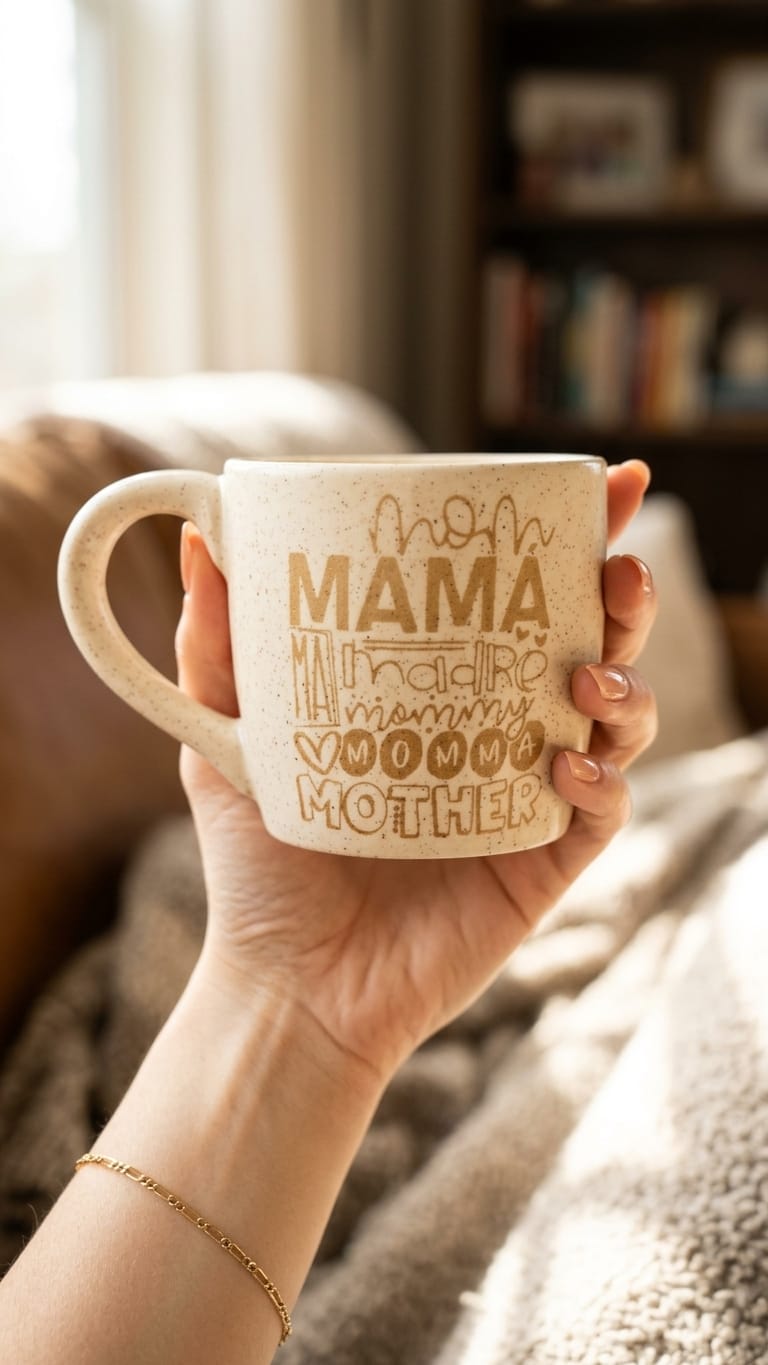 Taza Frase Dorada - Dia de la madre