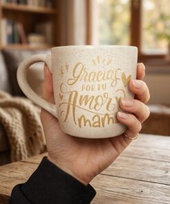 Taza Frase Dorada - Dia de la madre - Imagen 3