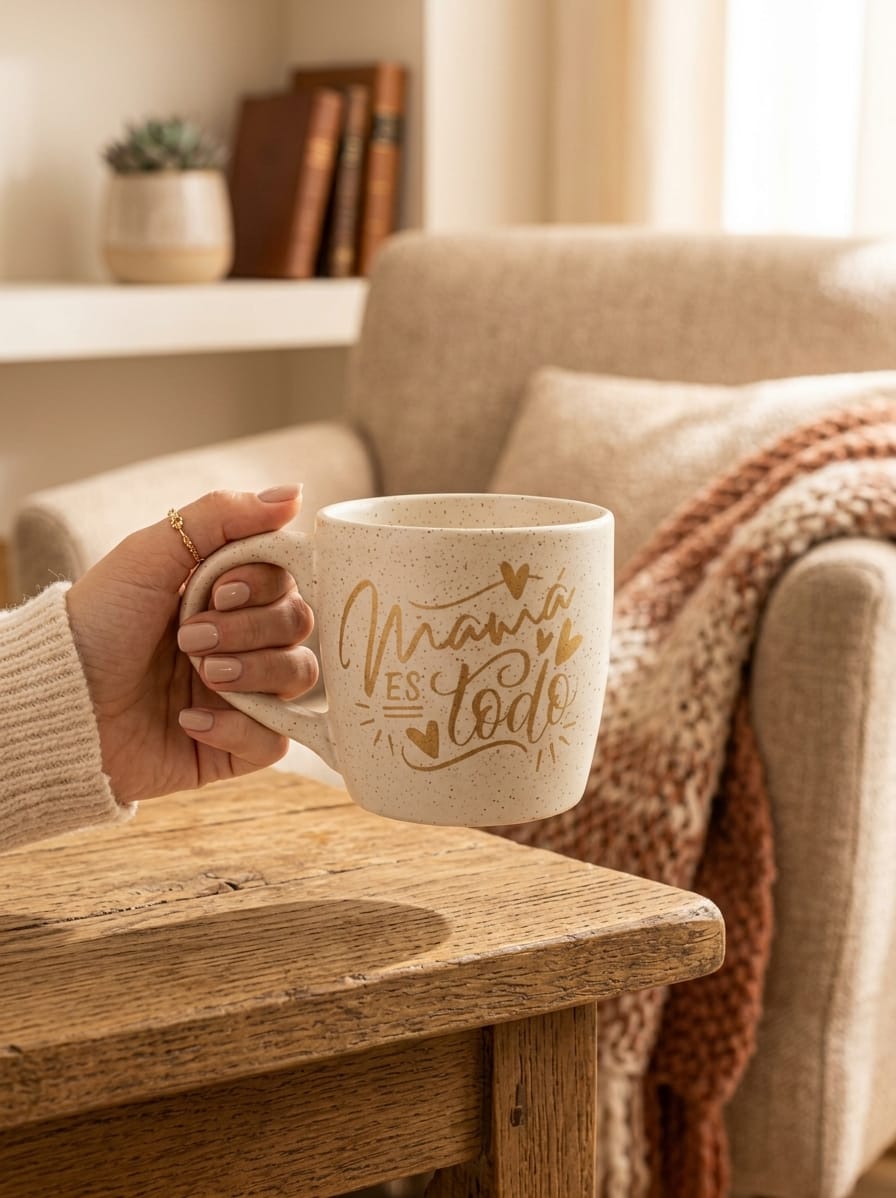 Taza Frase Dorada - Dia de la madre - Imagen 2