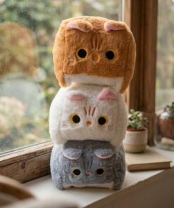 Peluche Gato Cuadrado