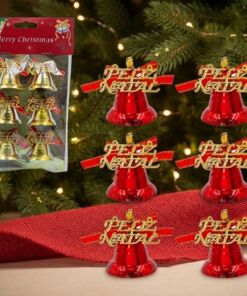 Campanas de Navidad x6